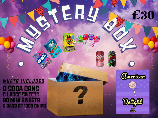 £30 Party Mystery Box – Surprise Selection of American Treats!