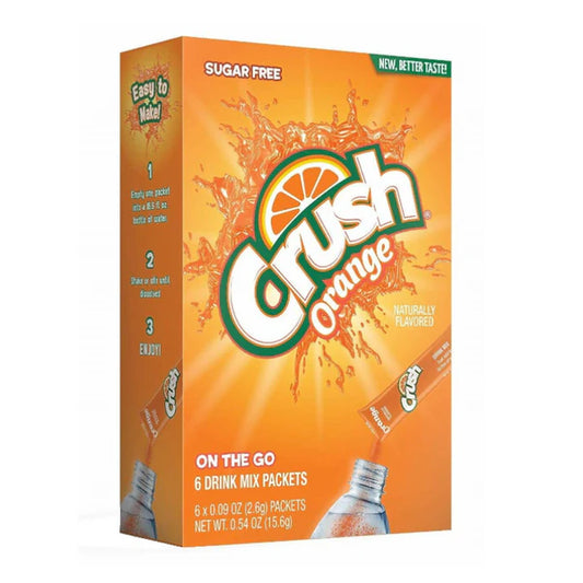 Crush - Singles to Go Orange 6-Pack - 0.54oz (15.6g)