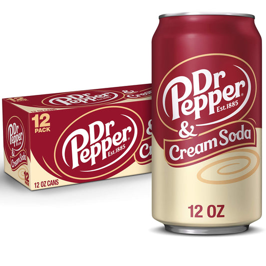 Dr Pepper Cream Soda: Bold Flavor Meets Smooth Creaminess! FREE SHIPPING!