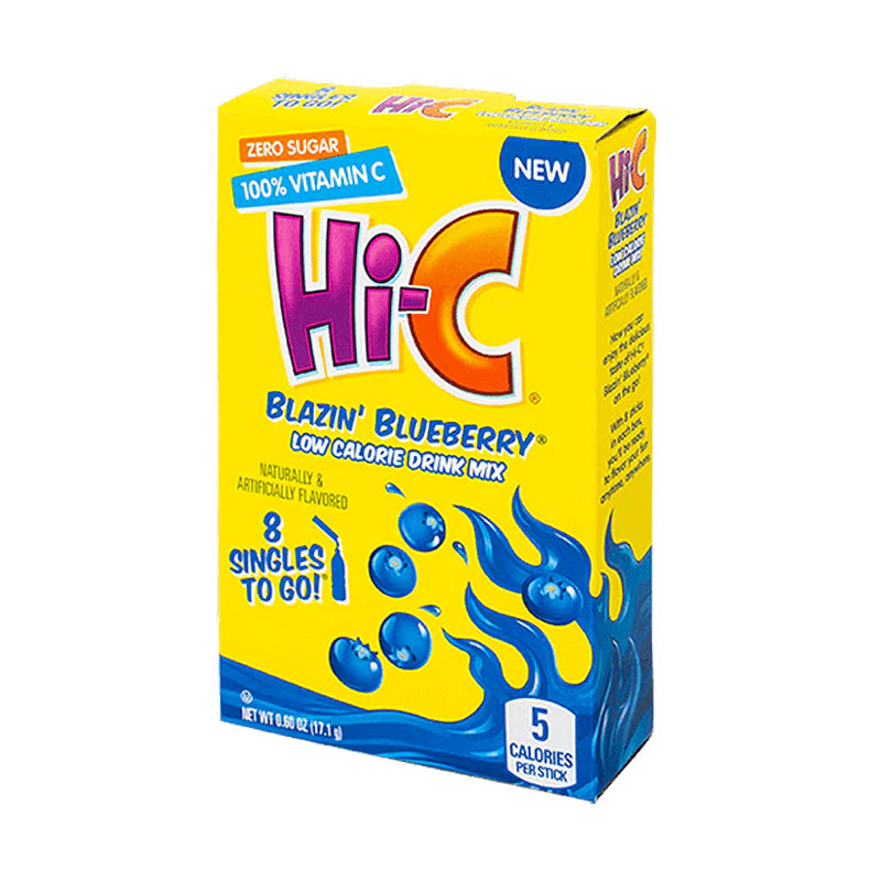 Hi-C Blazin' Blueberry Singles to Go 16.2g (8 Pack)